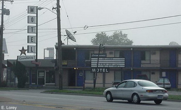 Downtowner Motel - From Vanished Kalamazoo - Photo Credits Indicated